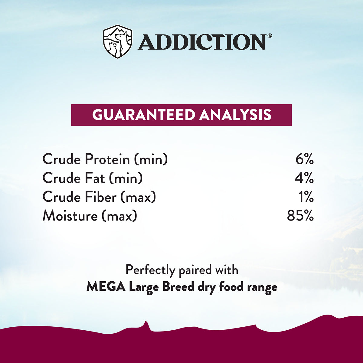 Addiction MEGA Country Chicken Dinner Loaf Wet Dog Food