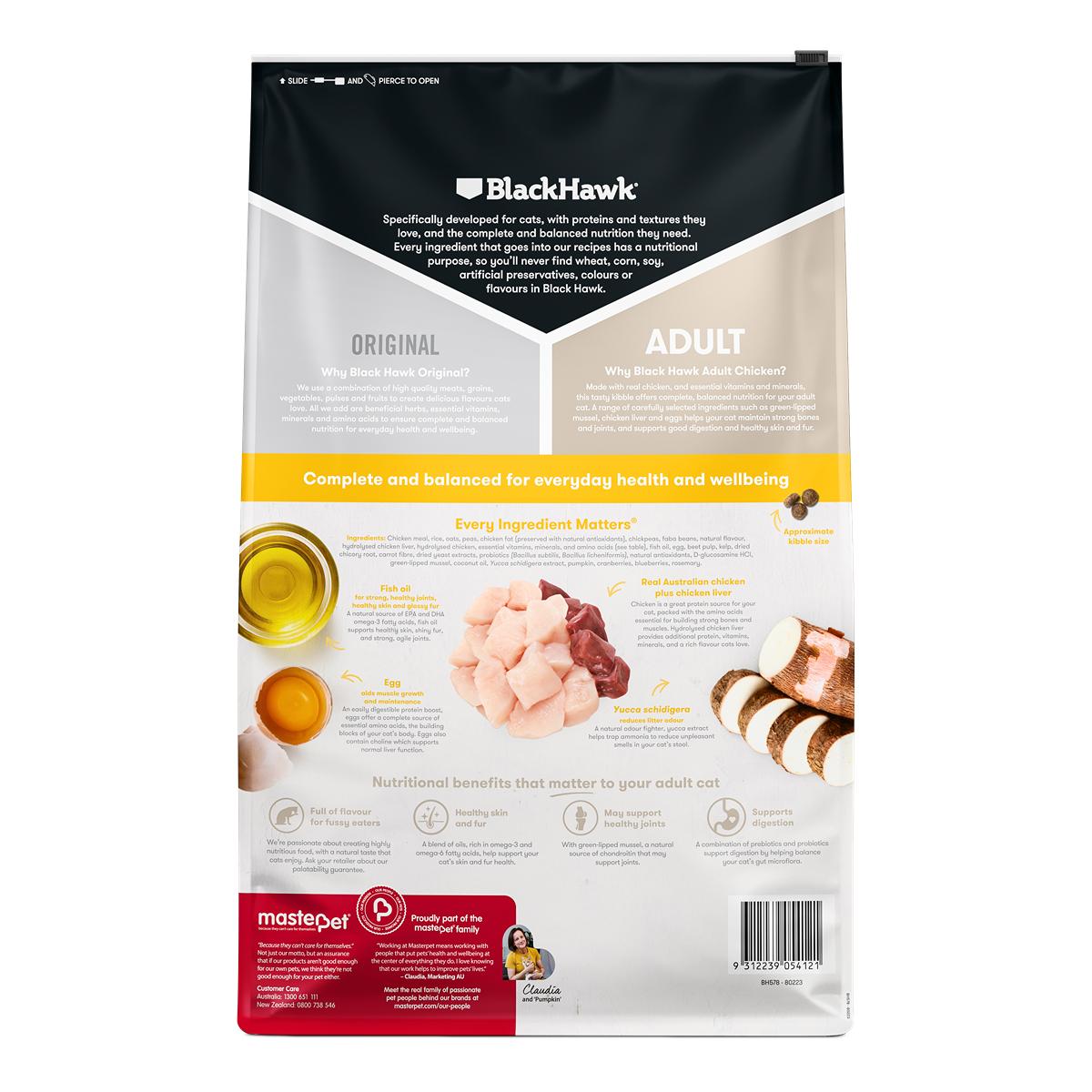 Black Hawk Original Chicken Dry Cat Food