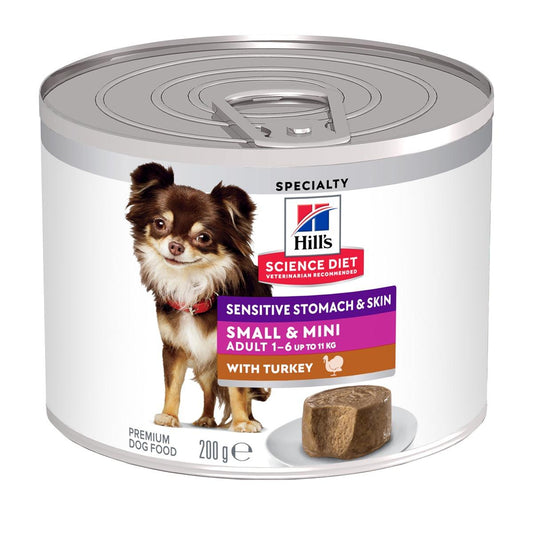 Hill's Science Diet Stomach & Skin Small & Mini Turkey Wet Dog Food