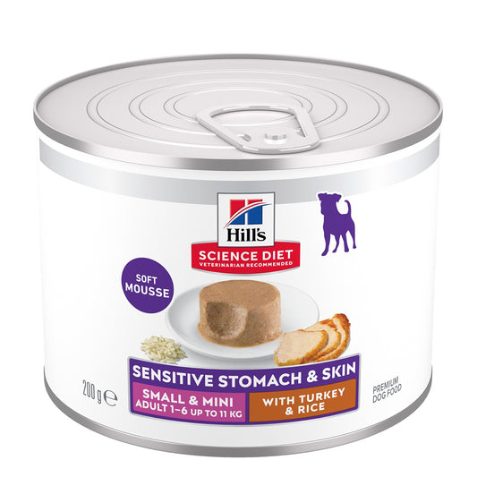 Hill's Science Diet Stomach & Skin Small & Mini Turkey Wet Dog Food