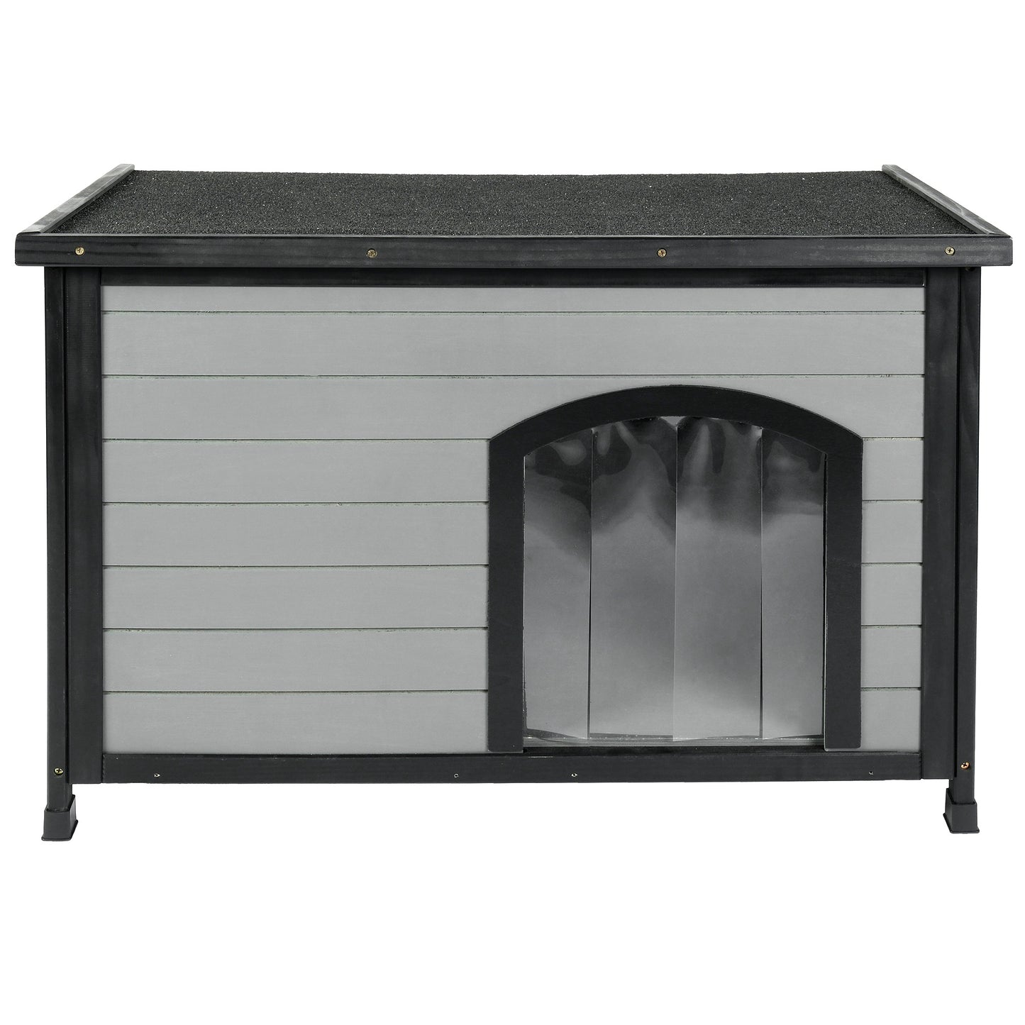 Lexi & Me Outdoor Dog Kennel Grey/Black