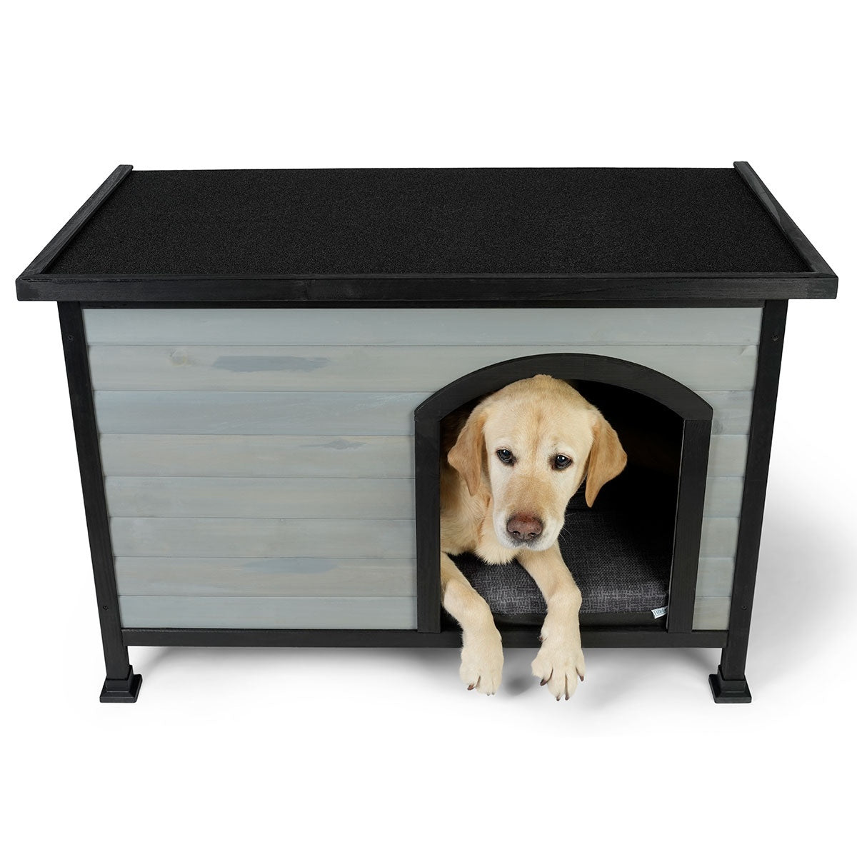 Lexi & Me Outdoor Dog Kennel Grey/Black