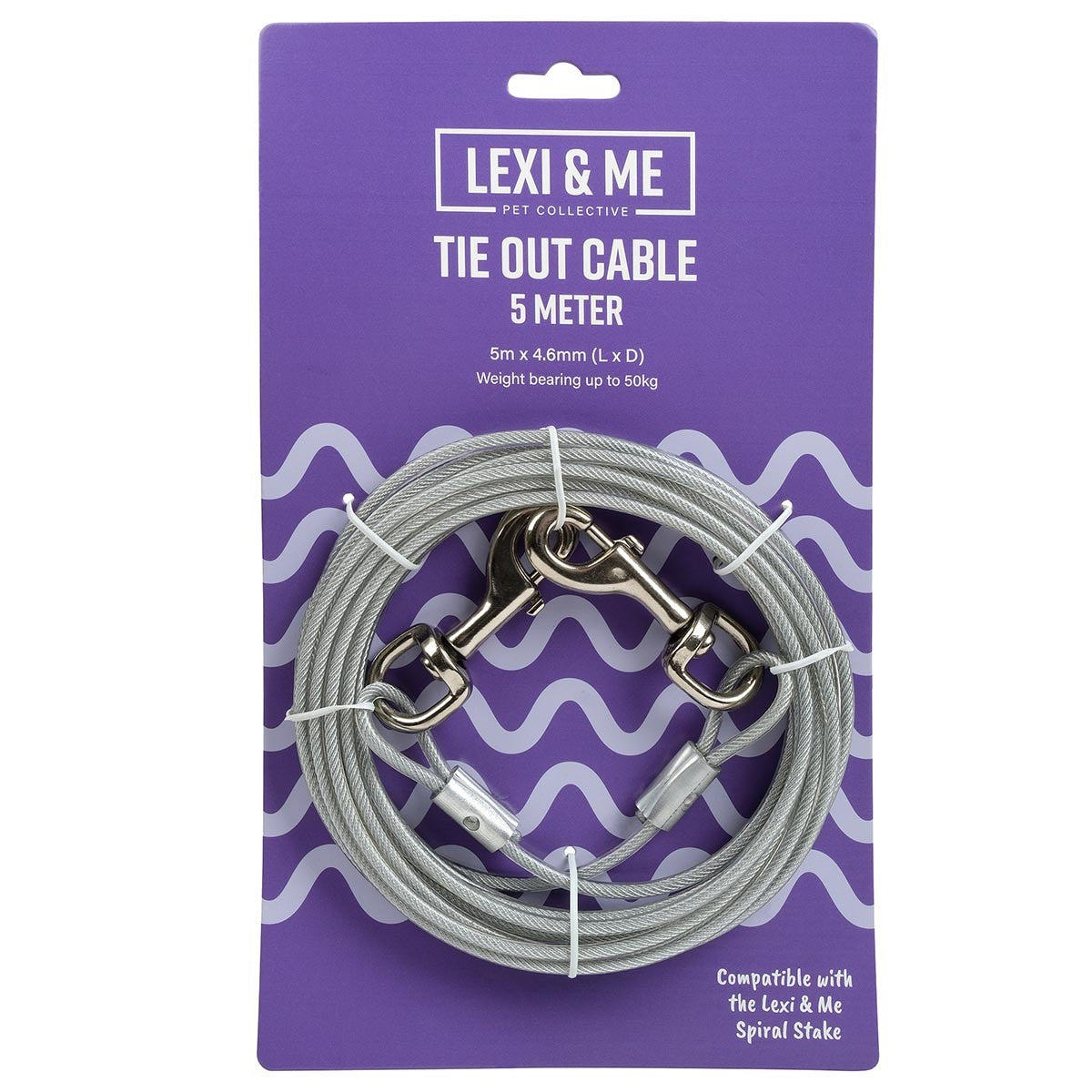 Lexi & Me Reflective Tie Out Cable