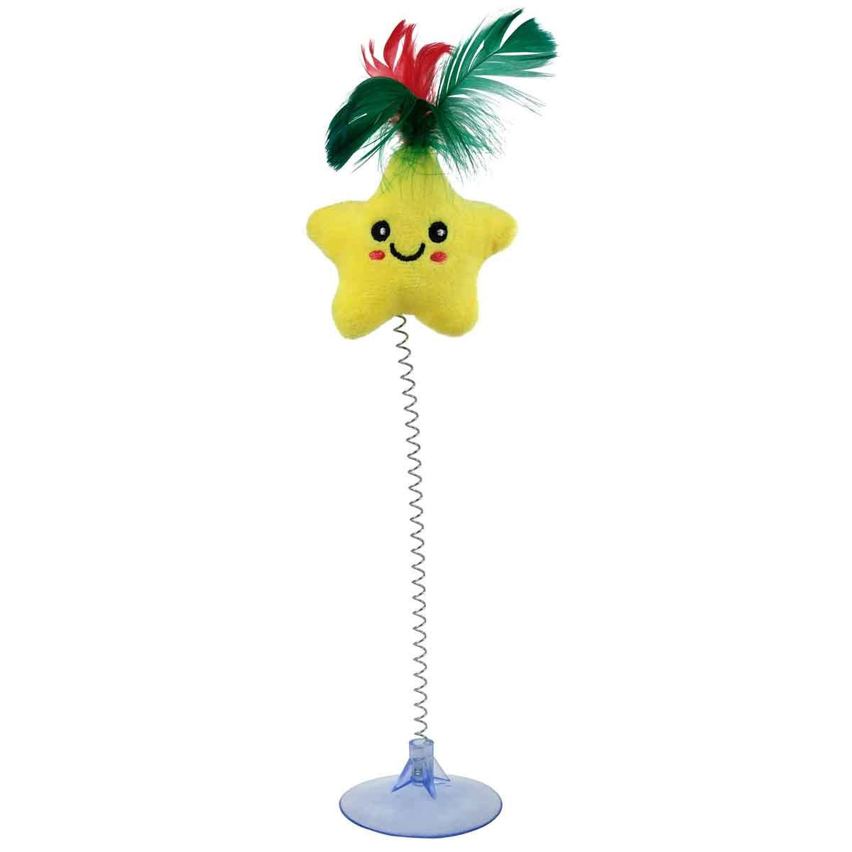 Petstock Christmas Star Suction Cat Teaser
