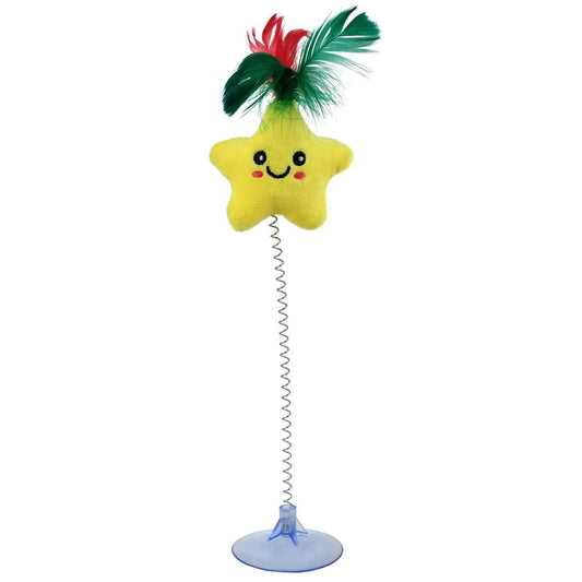 Petstock Christmas Star Suction Cat Teaser