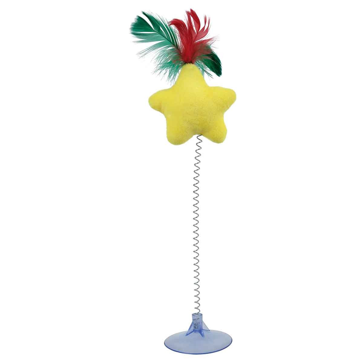Petstock Christmas Star Suction Cat Teaser