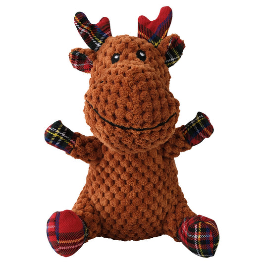 Petstock Foundation Christmas Plush Reindeer Dog Toy