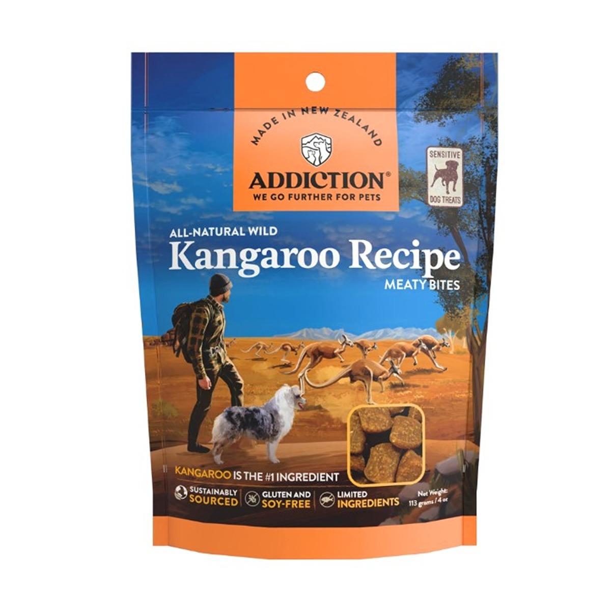 Addiction Kangaroo Meaty Bites Dog Treats