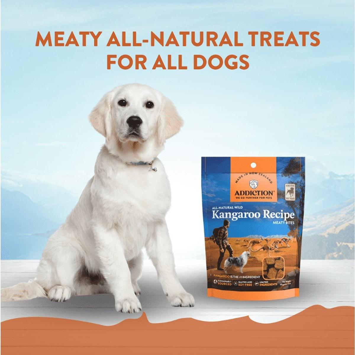 Addiction Kangaroo Meaty Bites Dog Treats