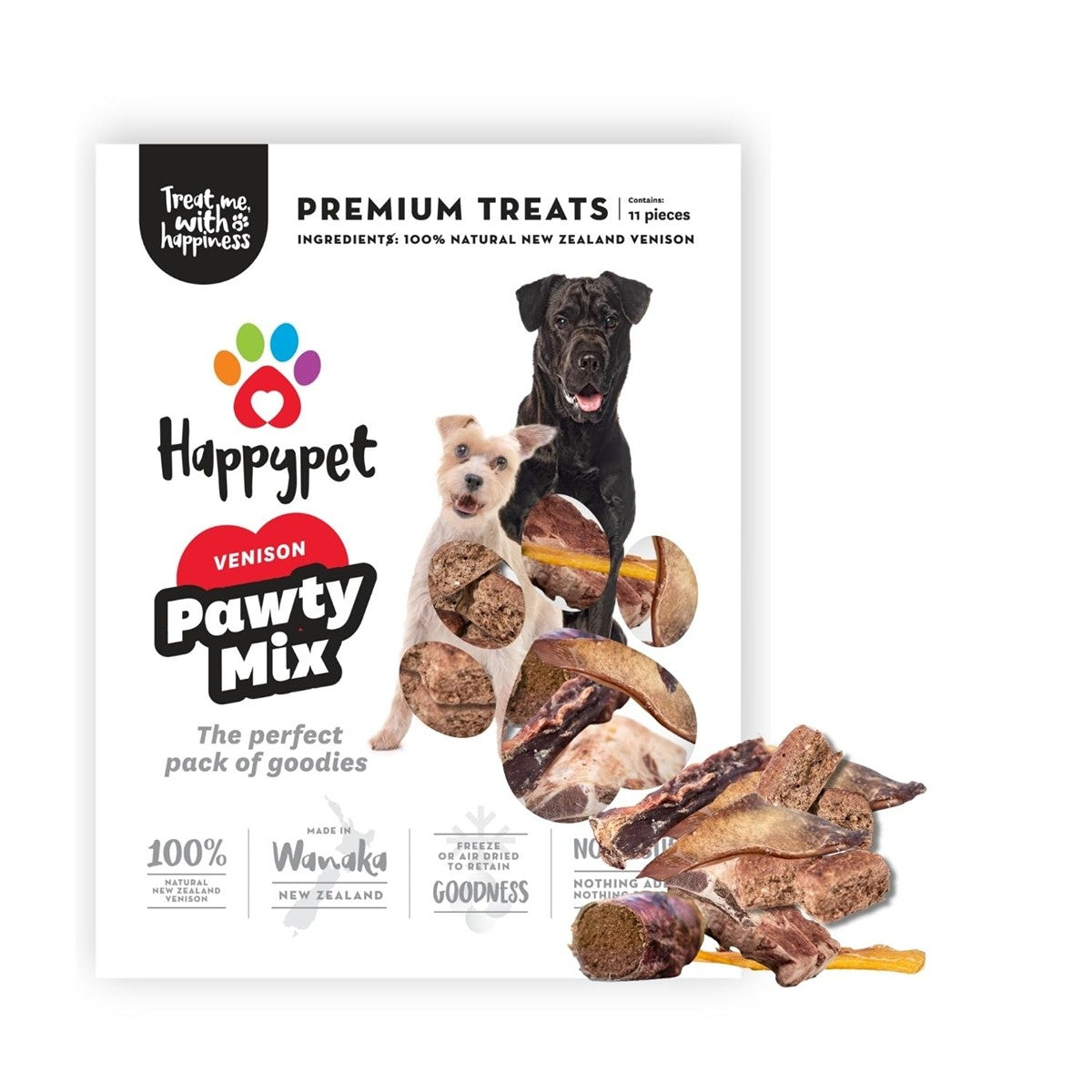 HappyPet Venison Pawty Mix Dog Treats