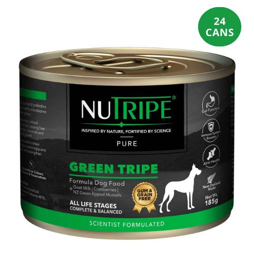 NUTRIPE Pure Gum-Free Green Tripe Wet Dog Food