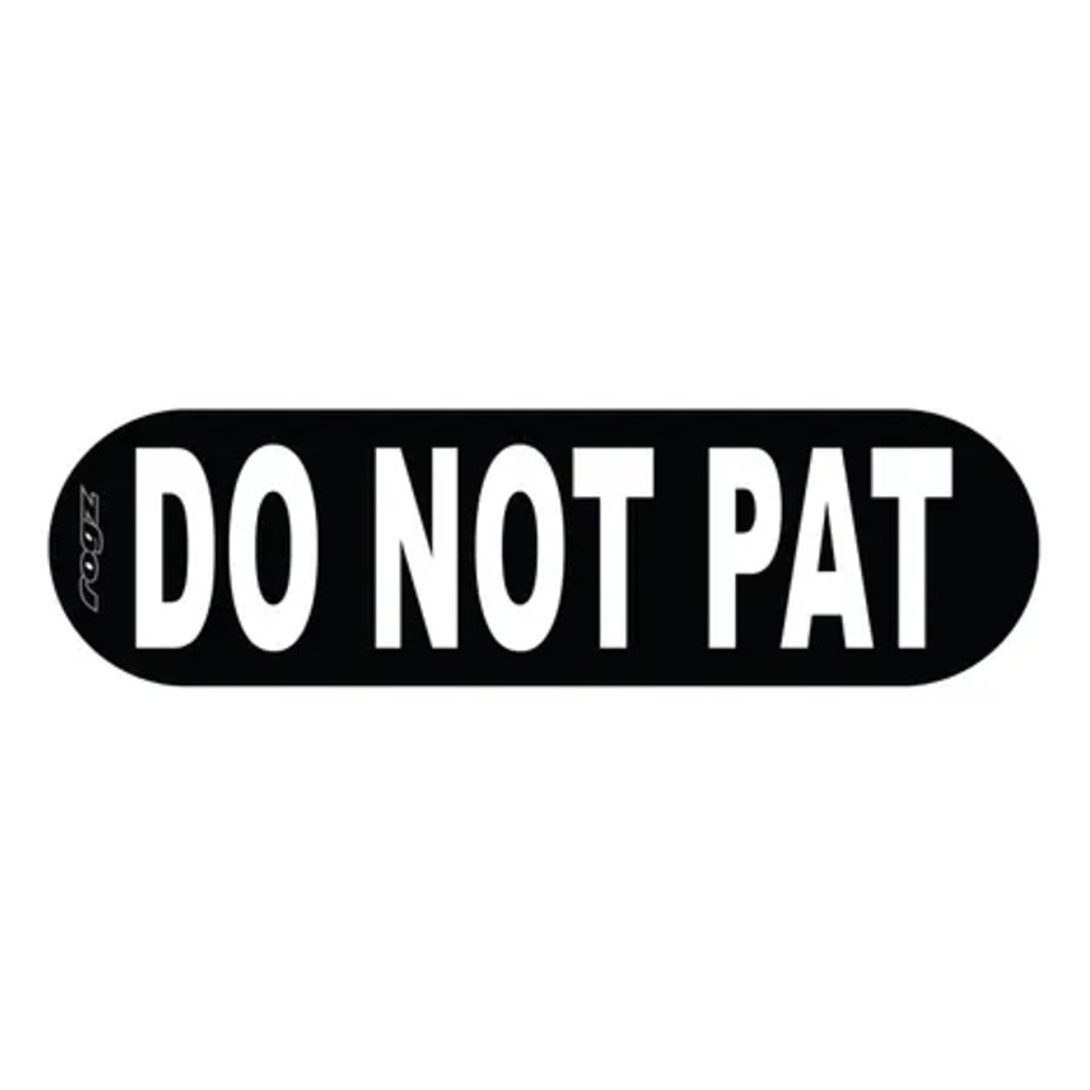 Rogz Personalised Pre-Made Badge - Do Not Pat