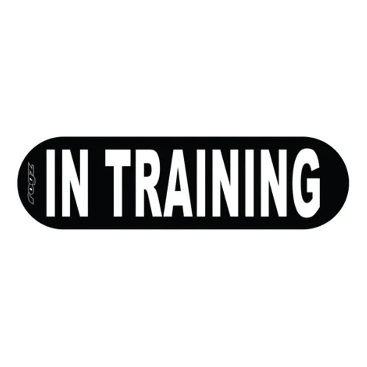 Rogz Personalised Pre-Made Badge - In Training