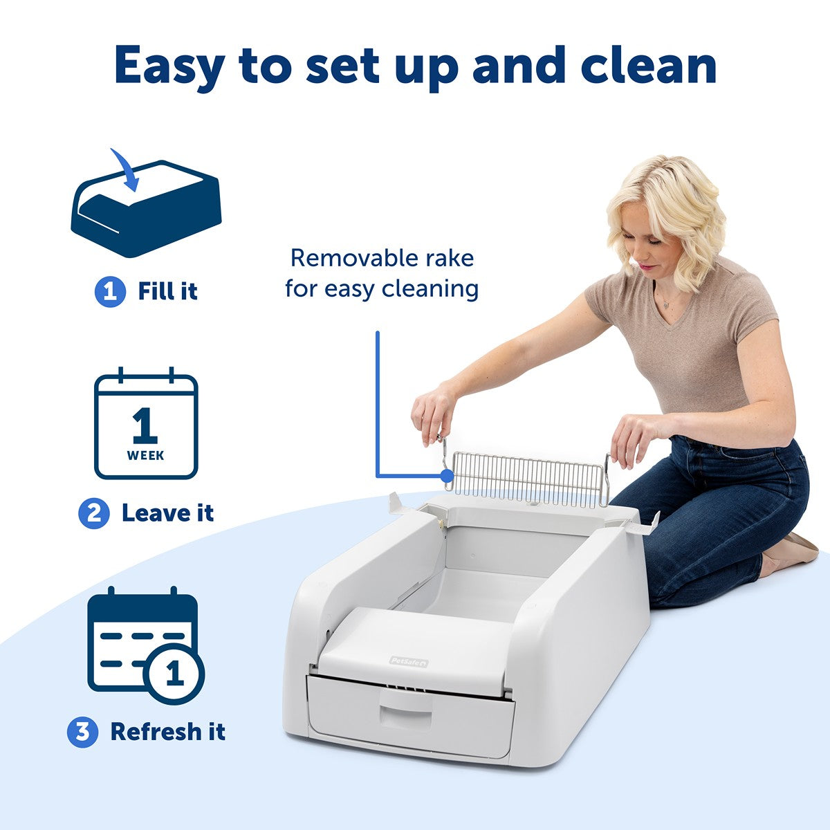 Petsafe ScoopFreeClumping Self-Cleaning Litter Box