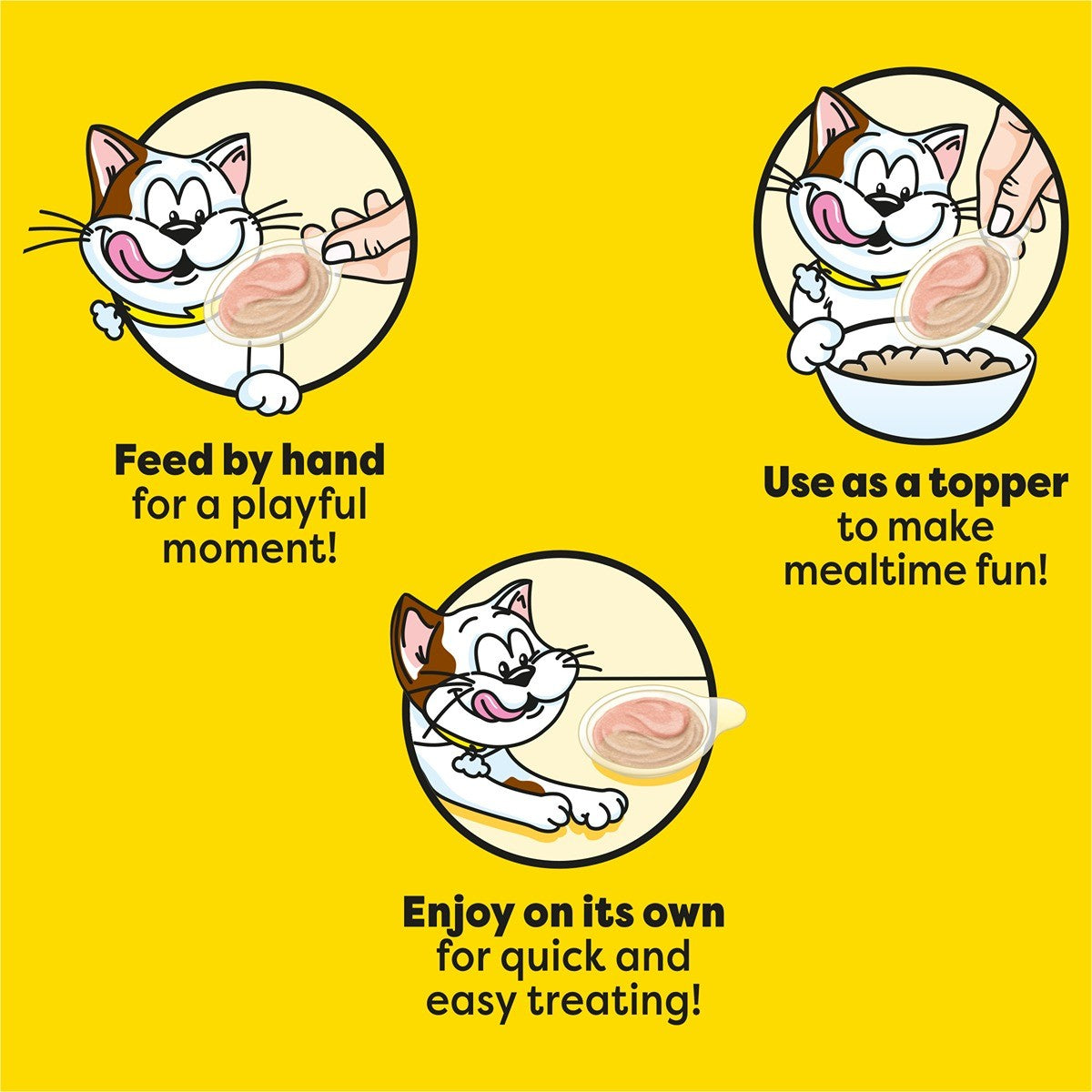 Temptations Creamy Spoons Chicken & Salmon Cat Treat