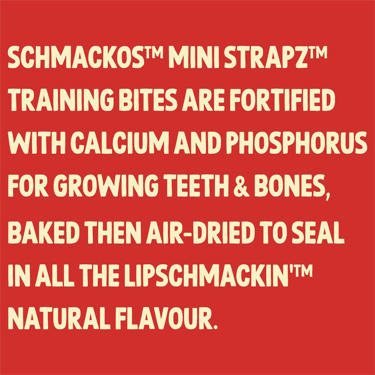 Schmackos Mini Strapz Chicken & Milk Training Dog Treats