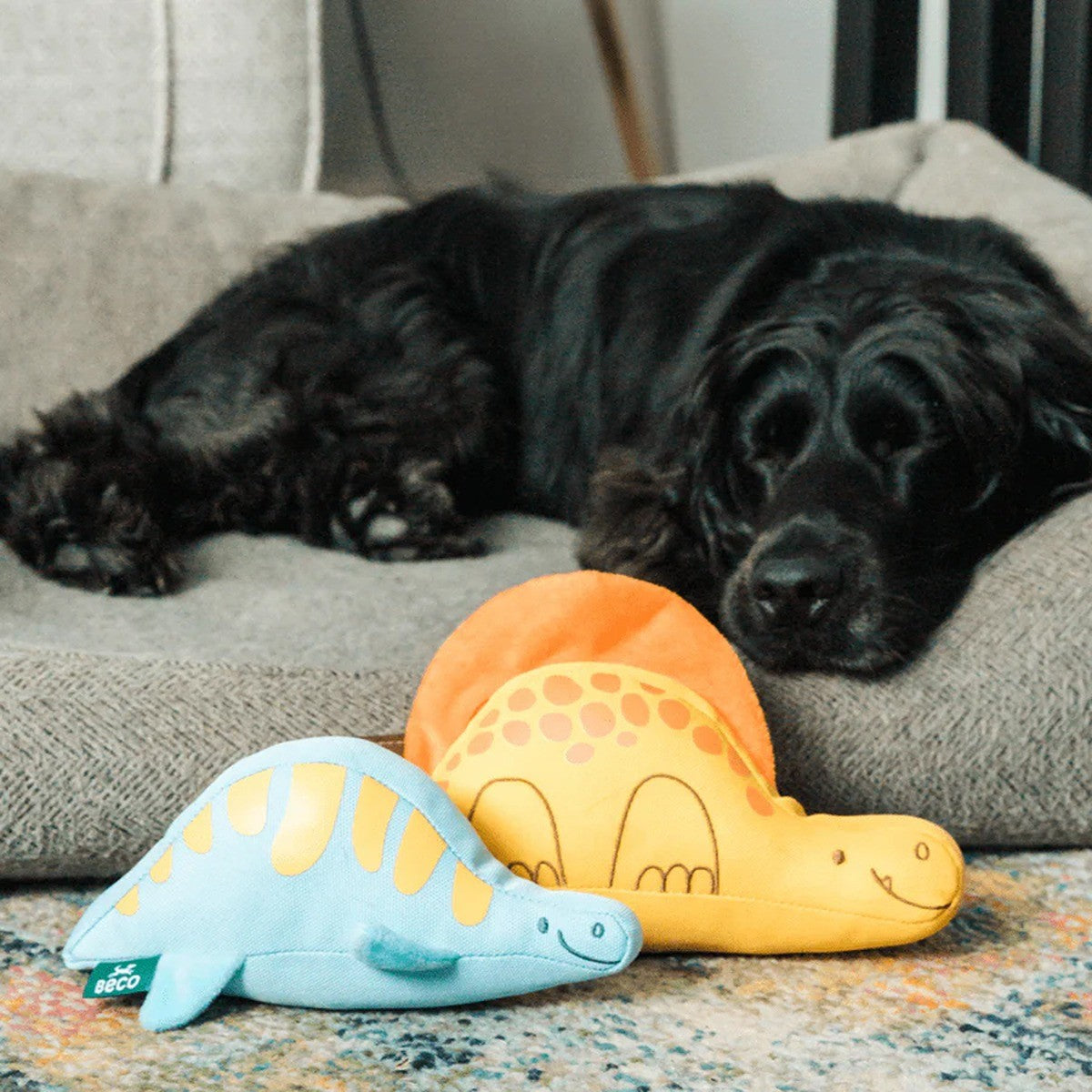 Beco Tarka the Triceratops Dog Toy