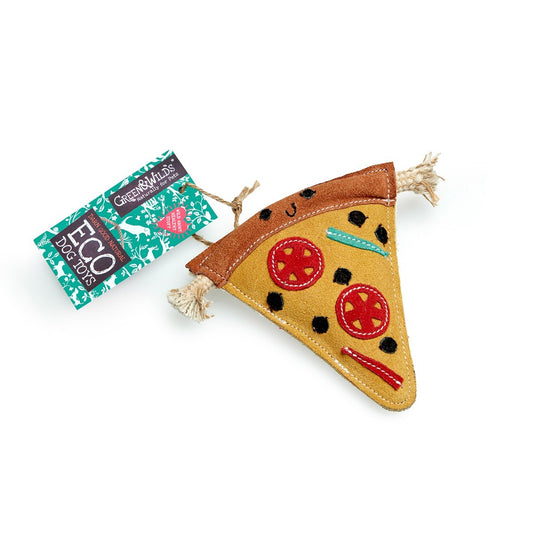 Green & Wild's Eco Dog Toy - Pepe La Pizza