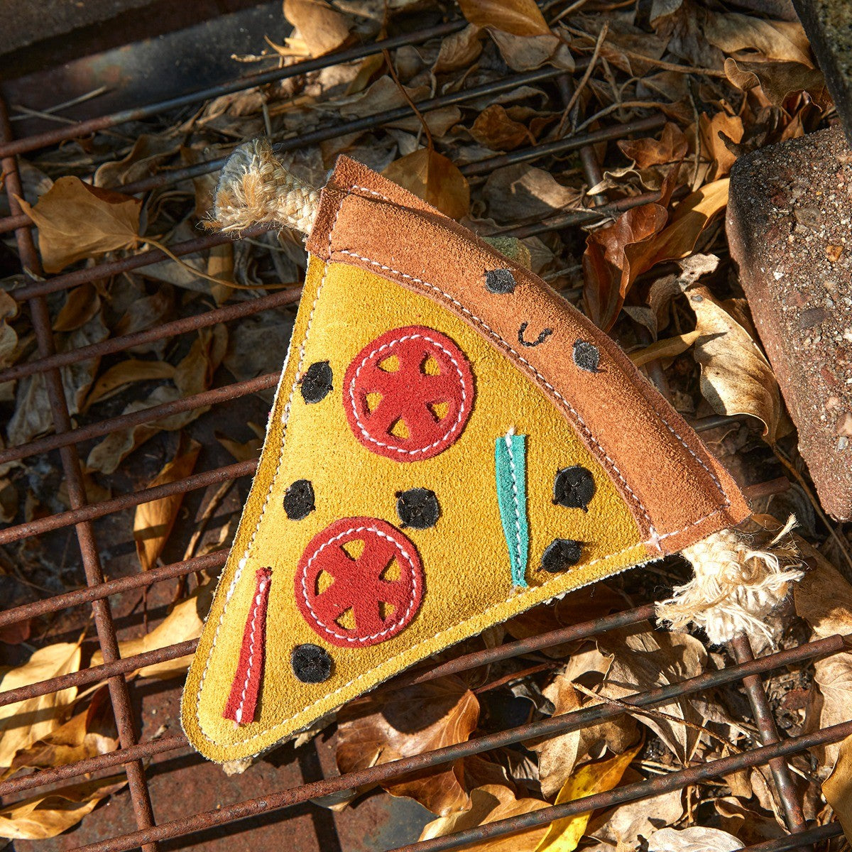 Green & Wild's Eco Dog Toy - Pepe La Pizza