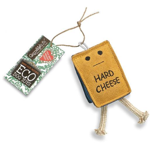 Green & Wild's Eco Dog Toy - Hard Cheese