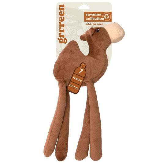 Grrreen Camel Plush Dog Toy