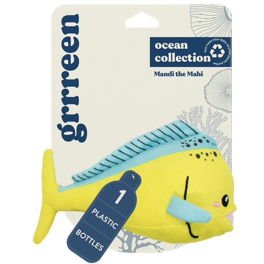 Grrreen Mahi Mahi Plush Dog Toy