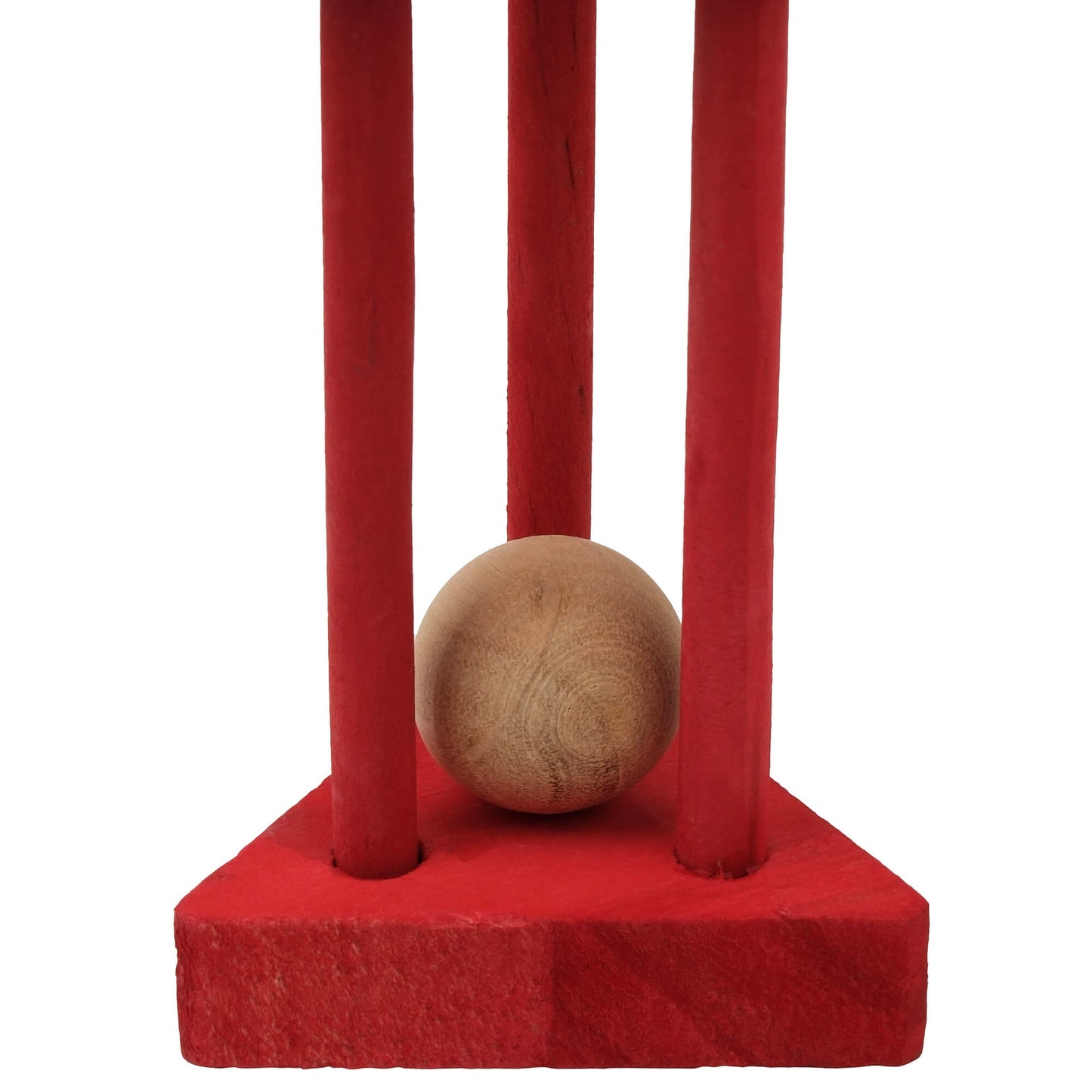 Lexi & Me Small Animal Wooden Rolling Barrel Toy Red