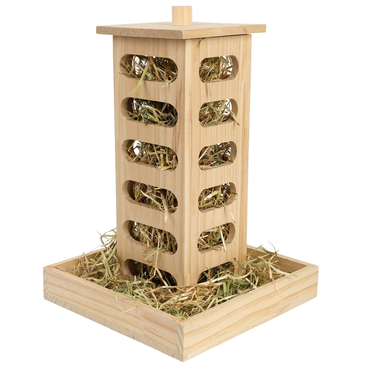Lexi & Me Small Animal Wooden Hay Feeder Tower