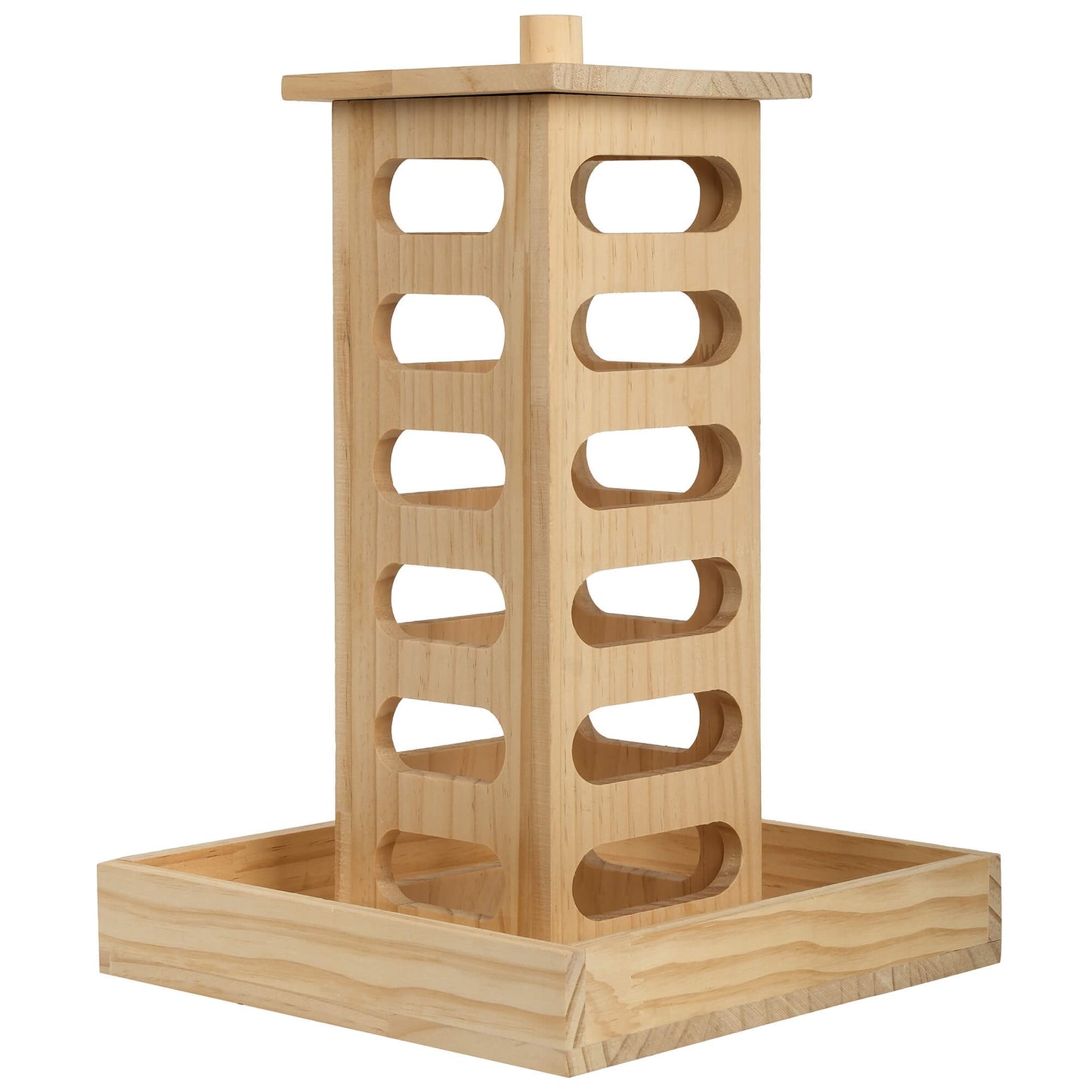 Lexi & Me Small Animal Wooden Hay Feeder Tower