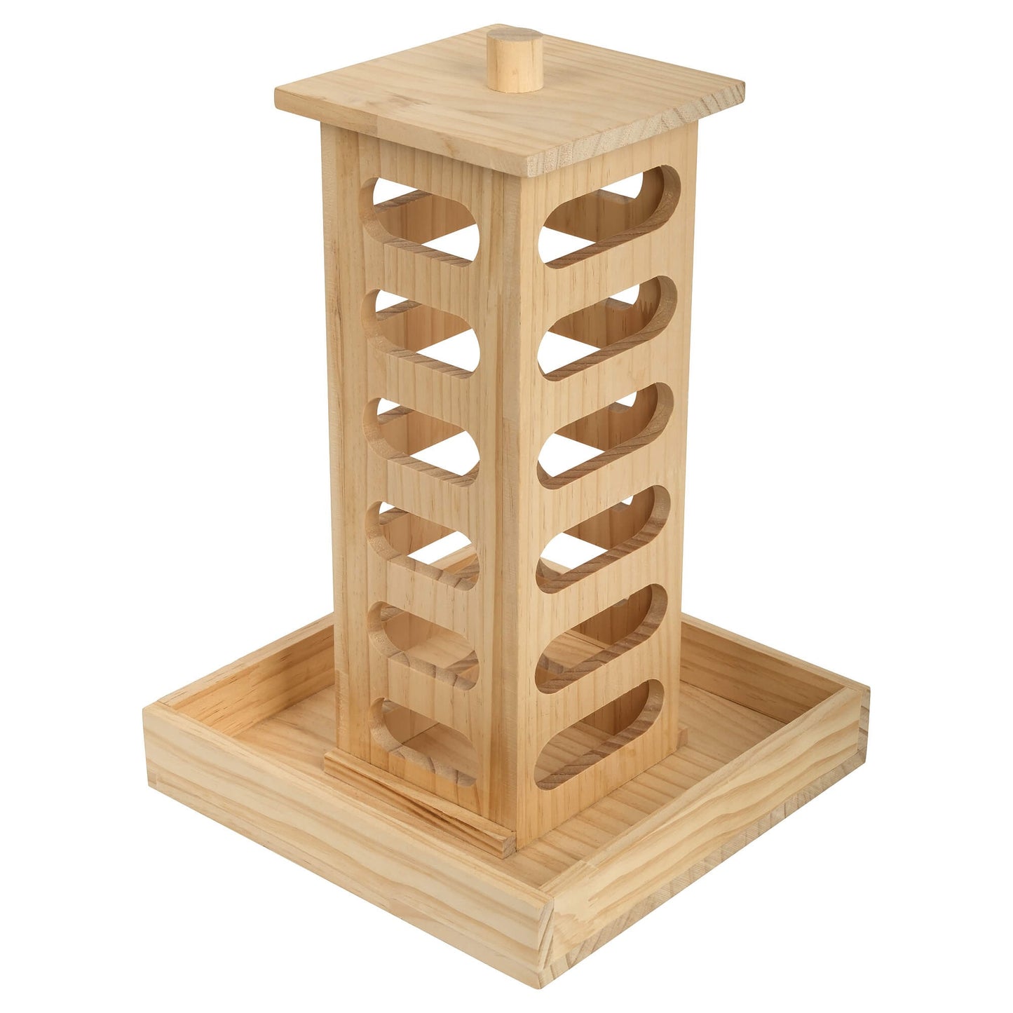 Lexi & Me Small Animal Wooden Hay Feeder Tower