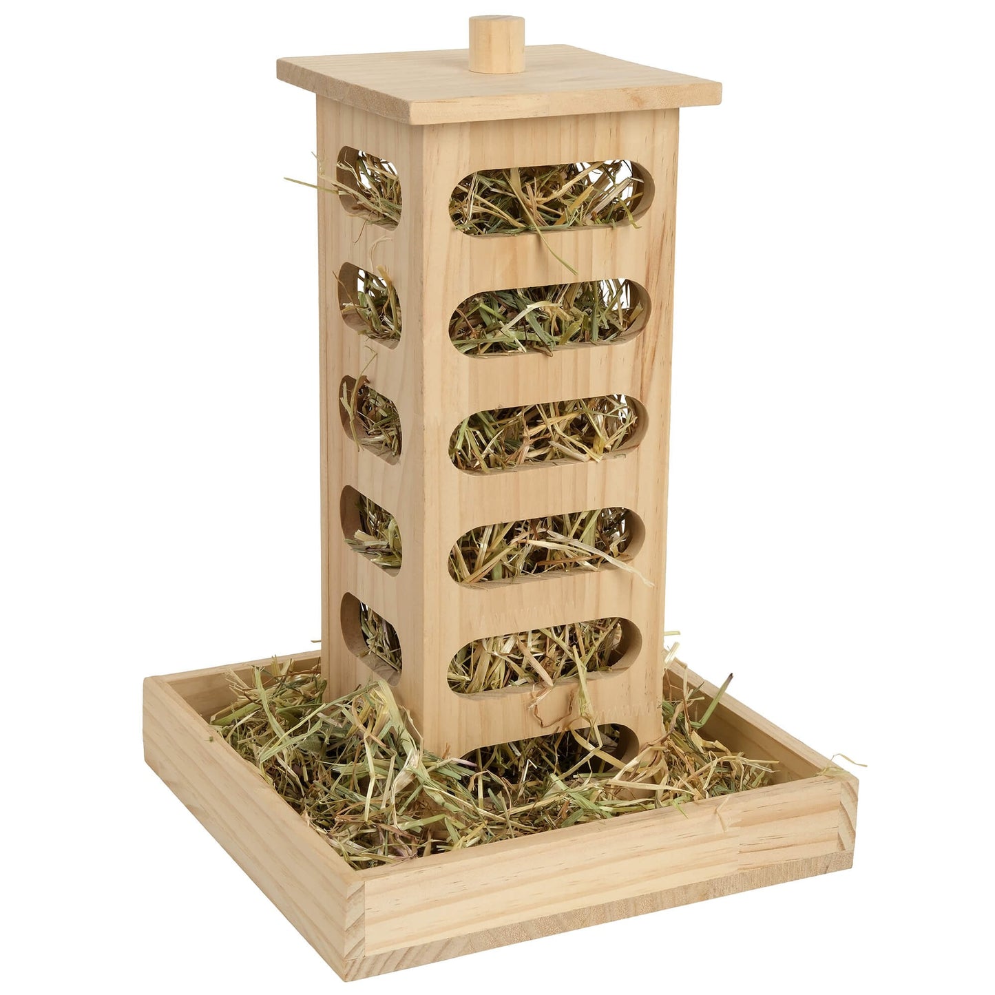 Lexi & Me Small Animal Wooden Hay Feeder Tower