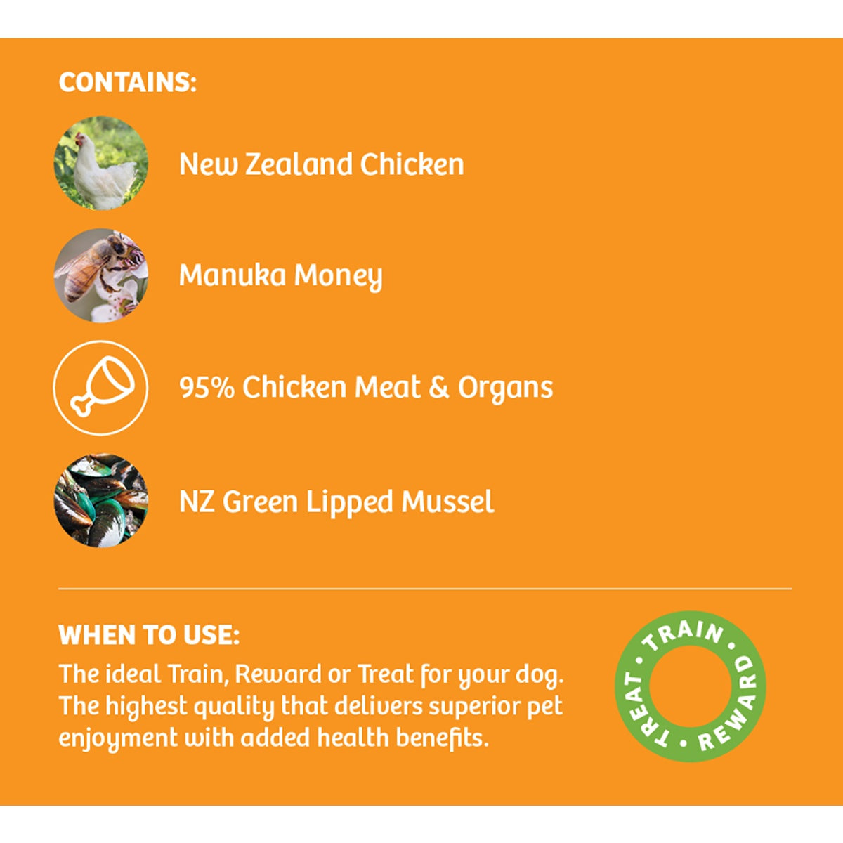 BOOST+ Chicken and Manuka Honey Air Dried Dog Treats