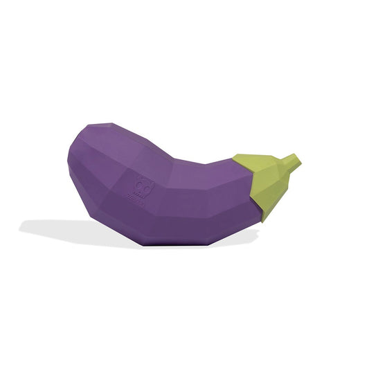 Zee.Dog Super Veggiez Eggplant Dog Toy