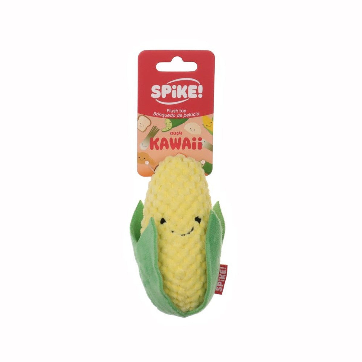 Spike Kawaii Corn Plush Dog Toy
