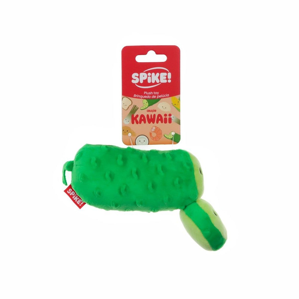 Spike Kawaii Cucumber Plush Dog Toy