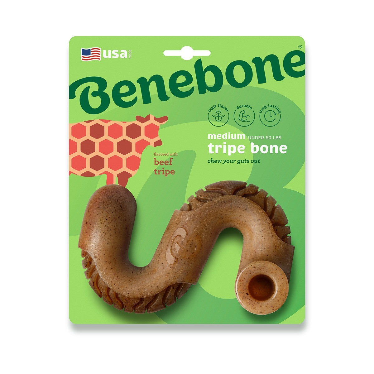 Benebone Tripe Bone Dog Toy