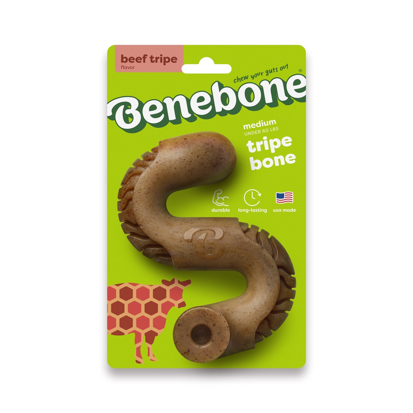 Benebone Tripe Bone Dog Toy