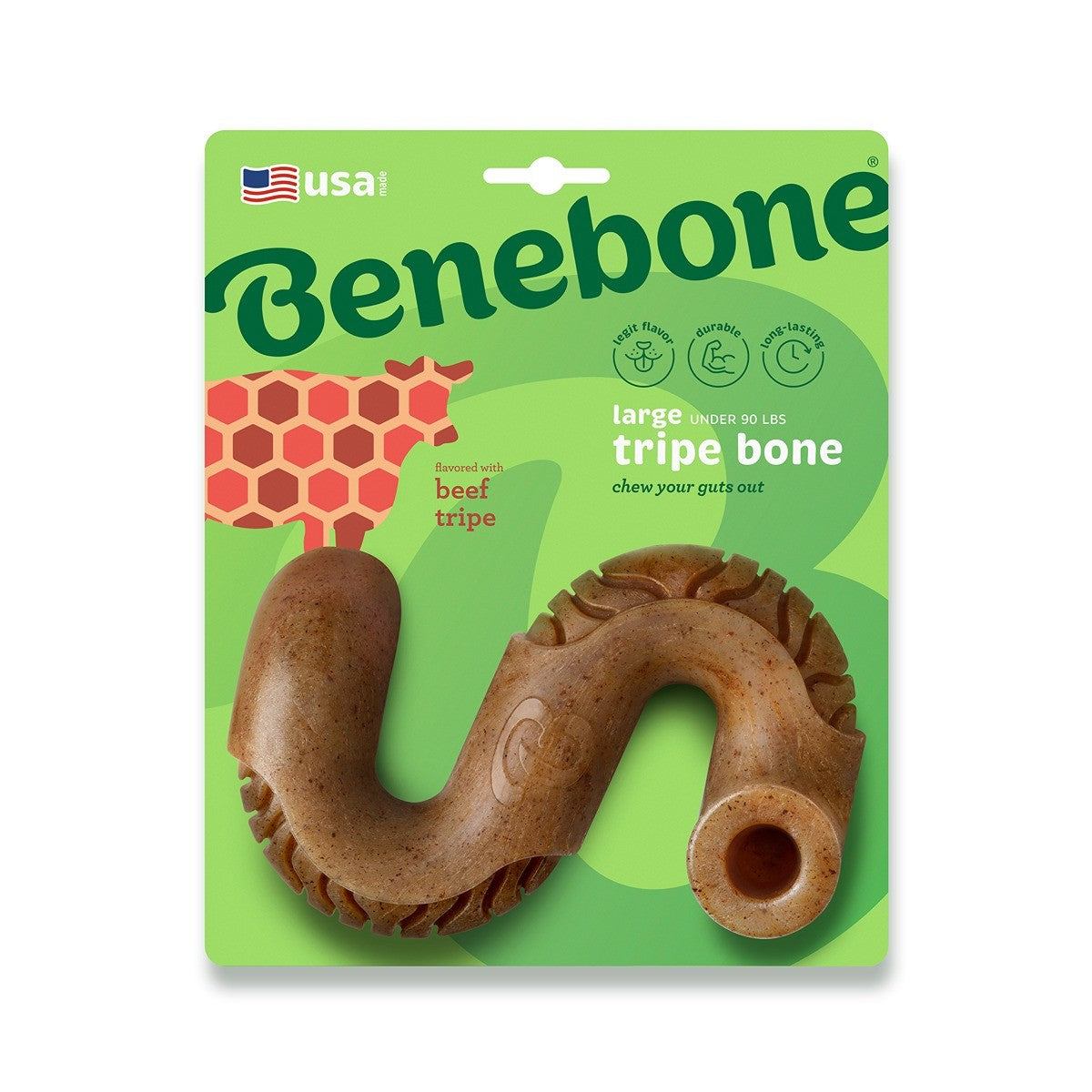 Benebone Tripe Bone Dog Toy