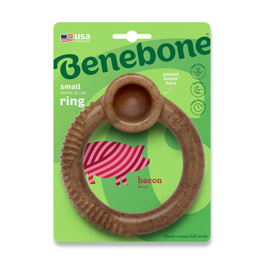 Benebone Bacon Ring Dog Toy