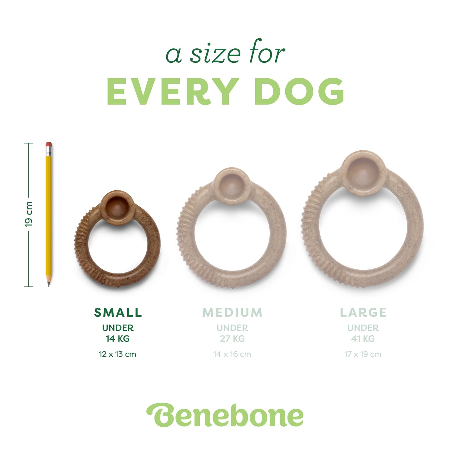 Benebone Bacon Ring Dog Toy