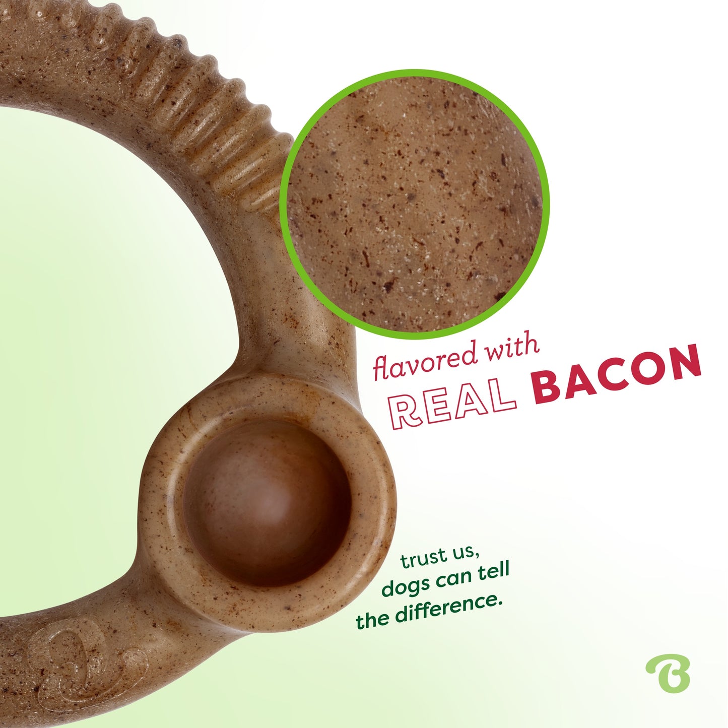 Benebone Bacon Ring Dog Toy