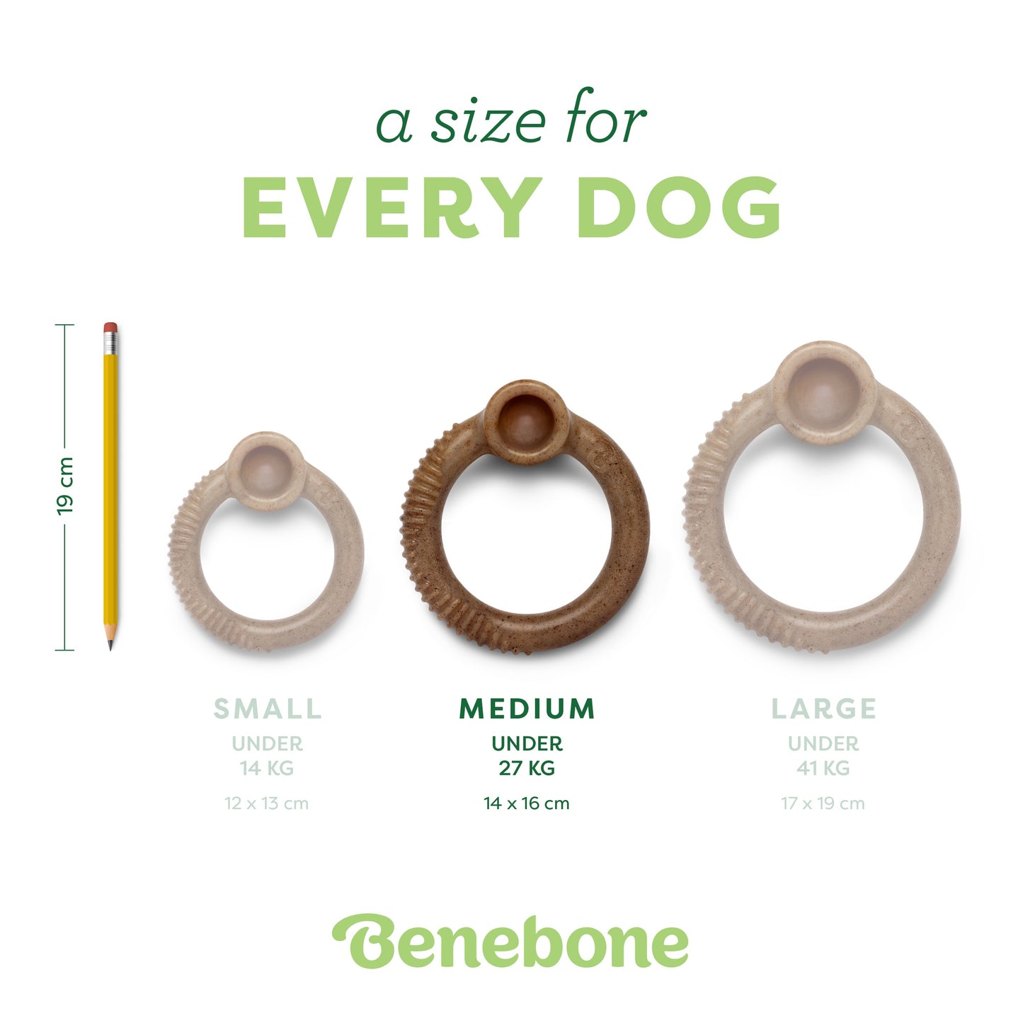 Benebone Bacon Ring Dog Toy