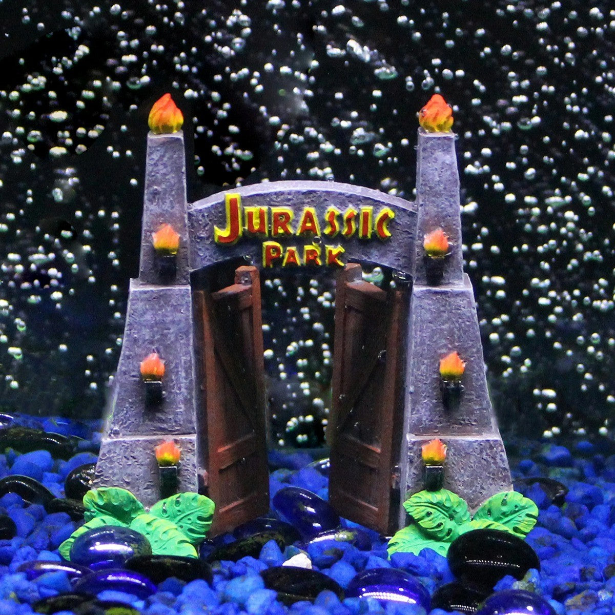 Penn Plax Jurassic Park Gates Ornament