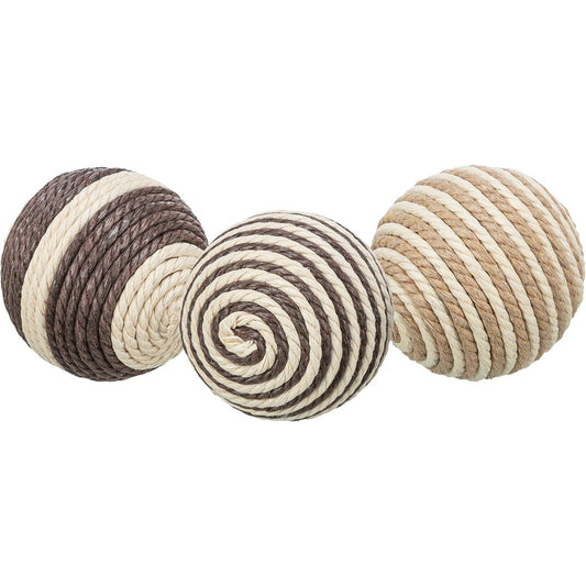 Trixie Cotton Yarn Rattling Ball Cat Toy