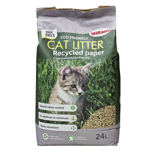 Millans Ink Free Paper Cat Litter
