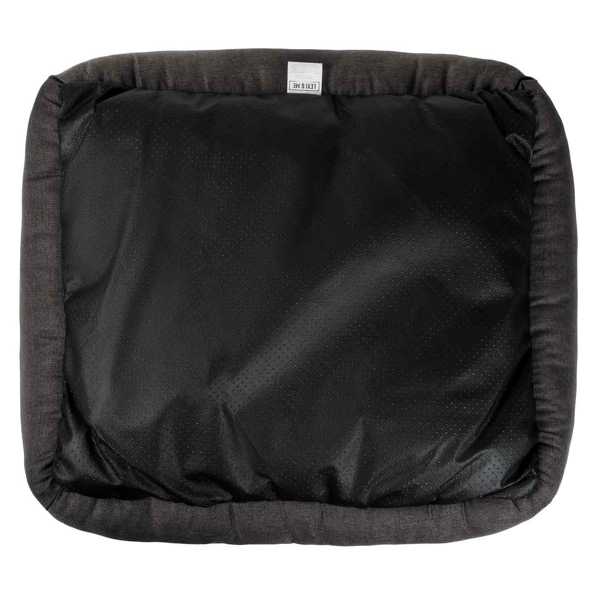 Lexi & Me Small/Medium Grey Bolster Bed