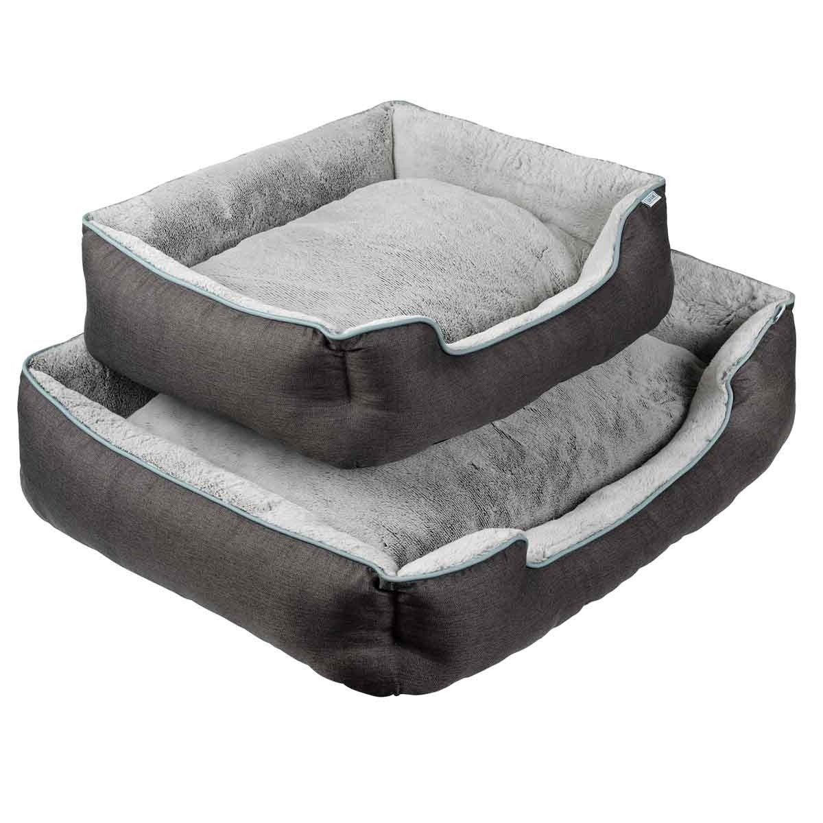 Lexi & Me Large/Extra Large Grey Bolster Bed