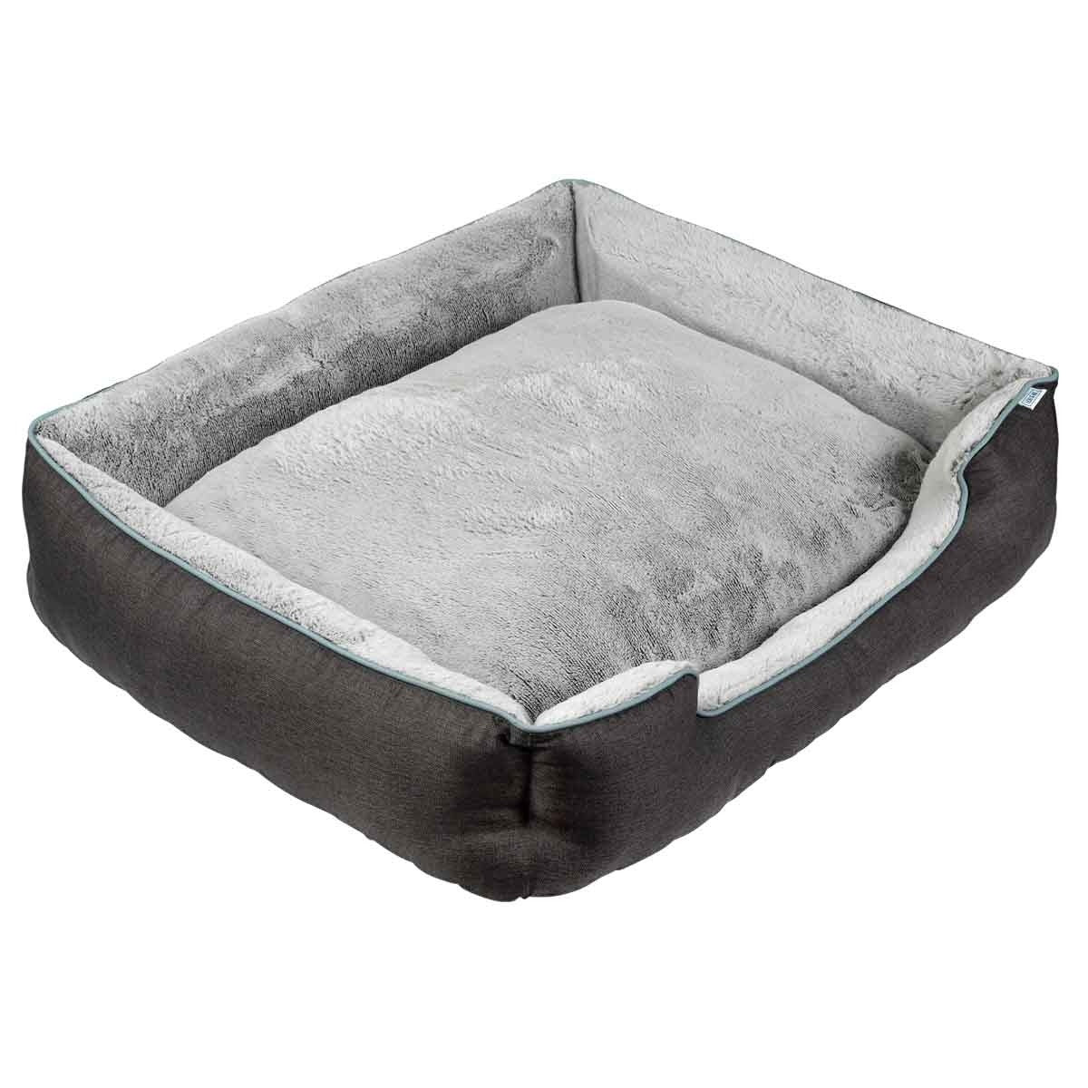 Lexi & Me Large/Extra Large Grey Bolster Bed