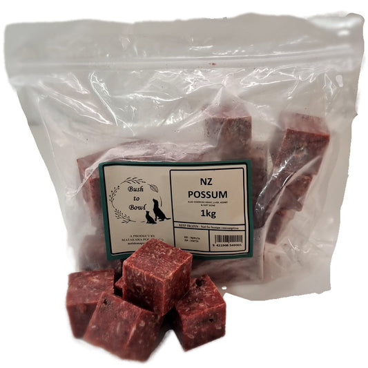 Bush to Bowl Raw Frozen Wild Possum Dog & Cat Food