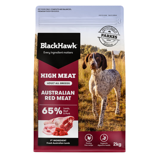Black Hawk High Meat Australian Red Meat Dry Dog Food